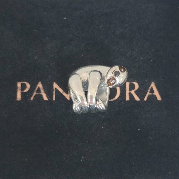 Pandora Hanging Sloth Charm S925 Silver with box - Picture 1 of 7